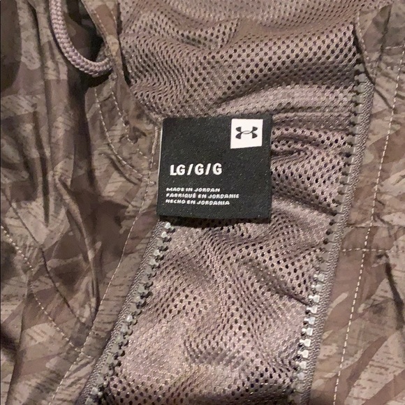 NWT UA SPORTSTYLE LONGLINE ANORAK mens size Large - Picture 6 of 8